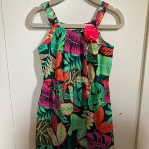 Cherokee Kids Tropical Print Dress - Multicolor